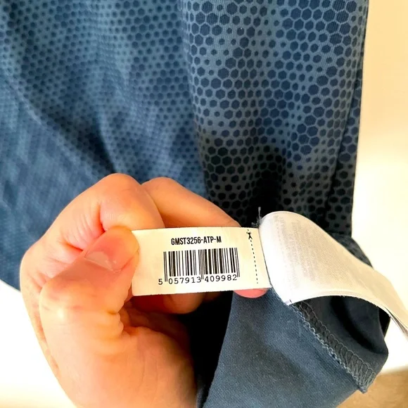 Gymshark Men’s Teal Critical Regular Fit Workout Tee Size Medium - Picture 4 of 8